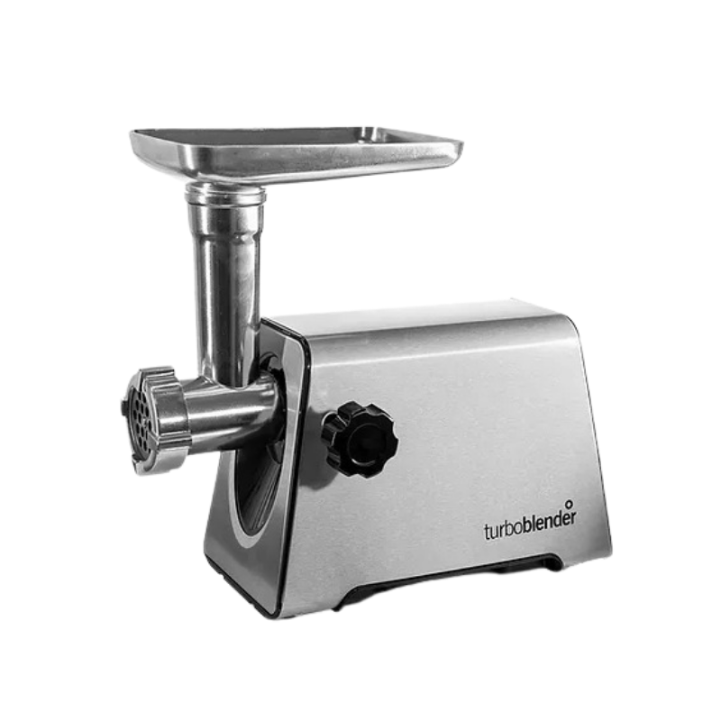 Picadora de carne TB-PM 1500
"• Cuchillas de acero inoxidable 
• Potencia motor 1500w.
• Incluye: Acces, para embutido, Corte 4.5mm, corte 7mm y disco de corte para muzzarella."
Ancho: 33 cm Alto: 36 cm Profundidad: 15 cm