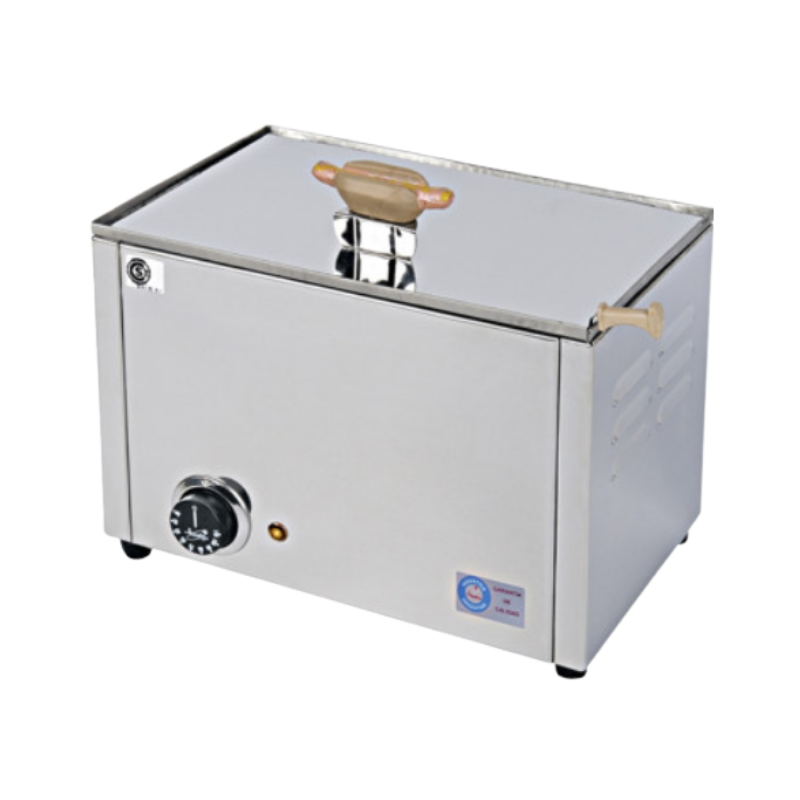 Panchera Anión
"• Acero inoxidable AISI 304
• Hasta 16 salchichas.
• Cocción al vapor
• Con pinza
" Ancho: 40cm Alto: 34cm Profundidad: 20 cm