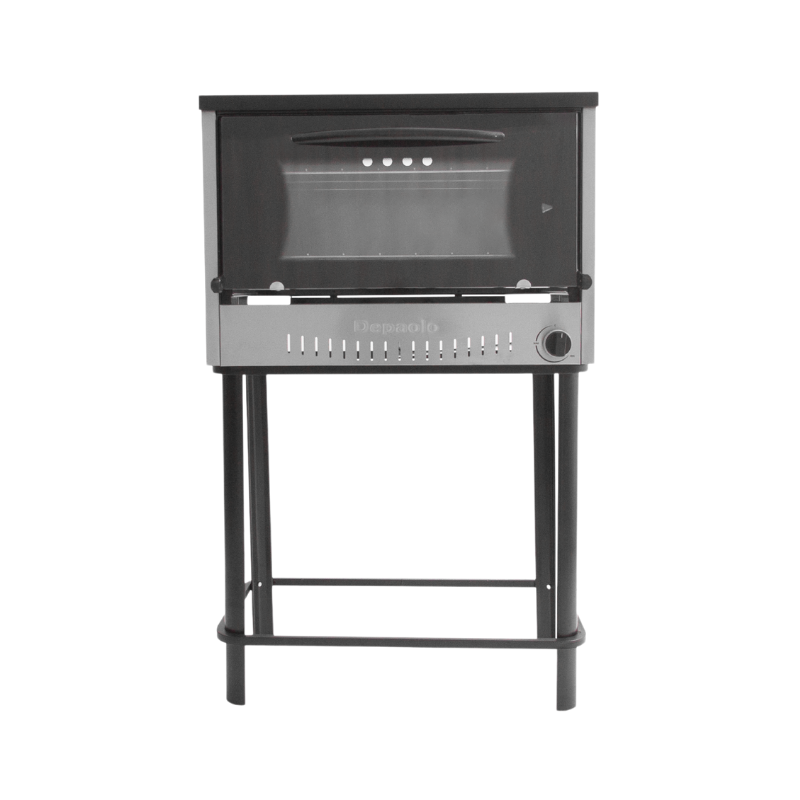 Horno 6 M visor Depaolo
"•Puerta desmontable con manija, bisagras y pirómetro
•Gabinete: acero esmerilado
• Interior enlozado
• Piso con tejuelas refractarias
• 3 Rejillas extraíbles 
• 1 Válvula
• Aislación lana mineral
• Base desarmable
"Ancho: 82 cm Alto: 60 cm Profundidad: 55 cm