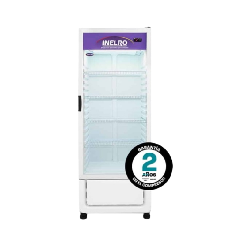 Exhibidora MT 14 Inelro
• Exterior gabinete: Galvanizado - prepintado
• Interior Gabinete: PAI
• 4 Estantes ajustables
• Tubo led 7,5w
• Puerta: Doble vidrio, exterior templado
"Ancho: 68 cm Alto: 1.85 mts Profundidad: 64.5 cm