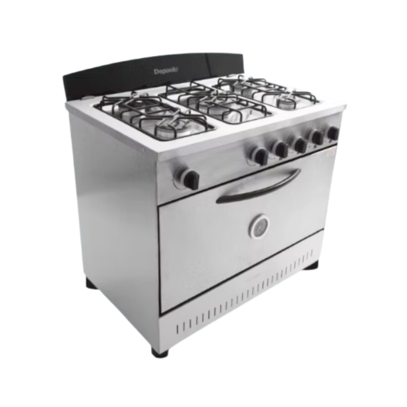 • Acero inoxidable.
• Rejilla fundición.
• Horno con piso ladrillo refractario.
• 2 Estantes móviles.
• Pirómetro.
• válvula seguridad en horno
" Ancho: 90 cm Alto: 84 cm Profundidad: 65 cm