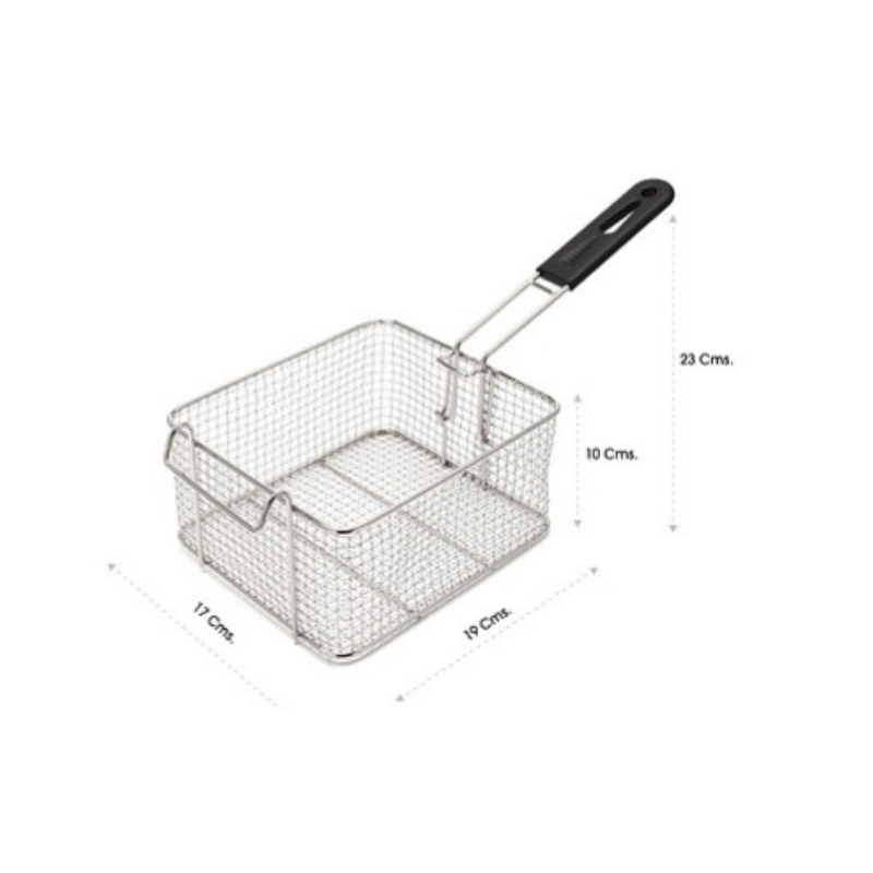 Canasto freidora Turboblender
Ancho: 17cm Alto: 10cm Profundidad: 19 cm