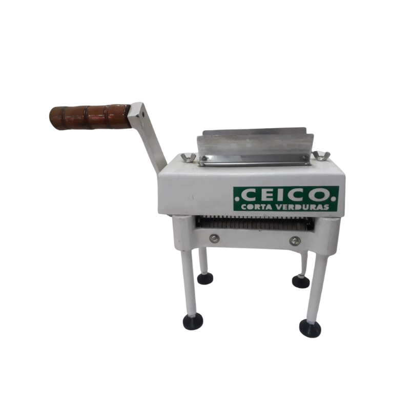 Corta verduras manual Ceico
• Gabinete robusto
• Manipulación: Manual
• Protector para manos
• corte parejo