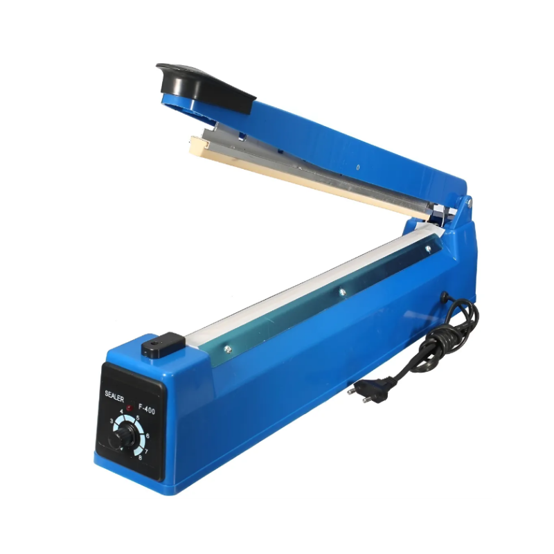 Sellador bolsa 400 mm Hitoshy
•Ajuste temperatura
•Material sellado: Polietileno y prolipopileno
• Apagado automático
• Ancho sellado: 40 cm