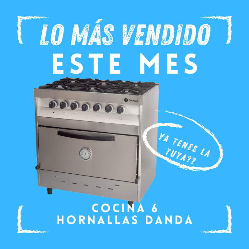 Cocina 6 Hornallas Danda