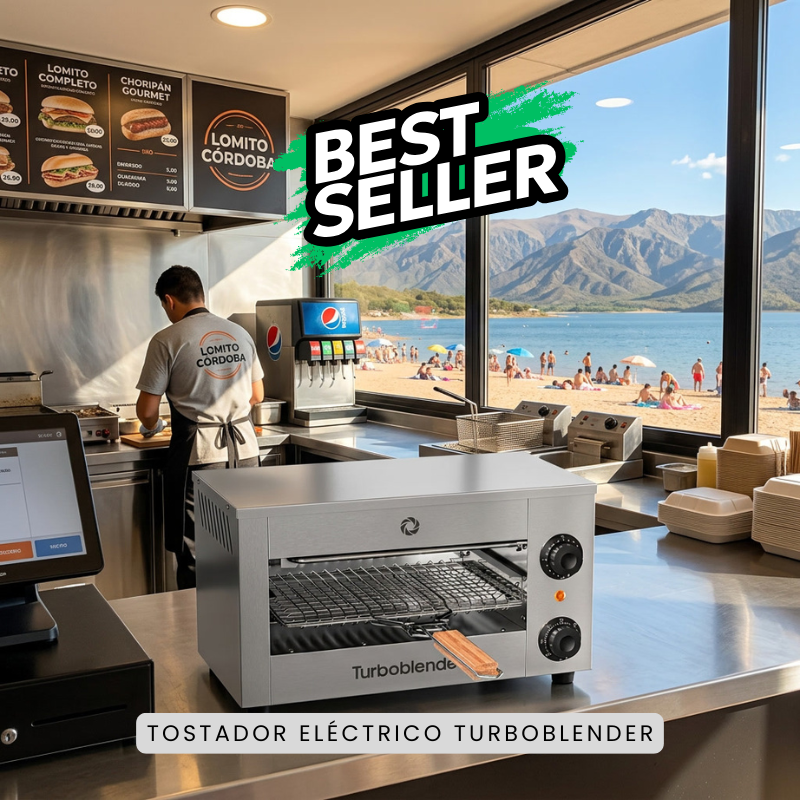 Cocina 4 hornallas, plancha y tostador. GC