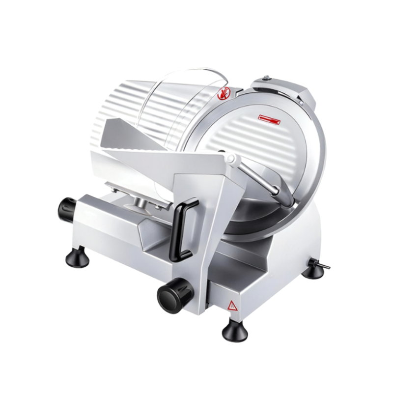 Cortadora de fiambre Nardelli.
• Cuchilla de acero de 300mm
• Potencia: 0.4hp 50/60hz
• Transmisión: correa dentada
Regulación de corte: 0 a 12mm
• Peso: 22kg